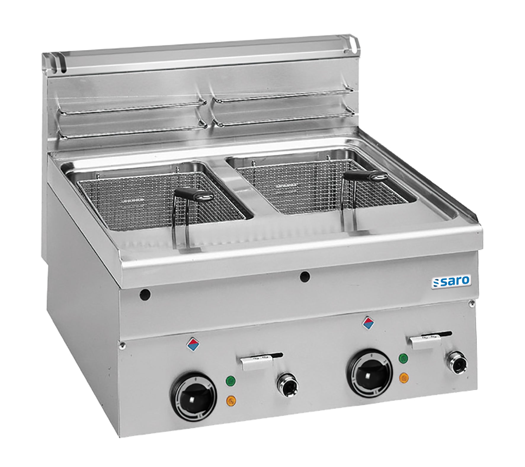 SARO Elektrisk Frituregryde 10+10 L Bordplade 600 Line model EF66