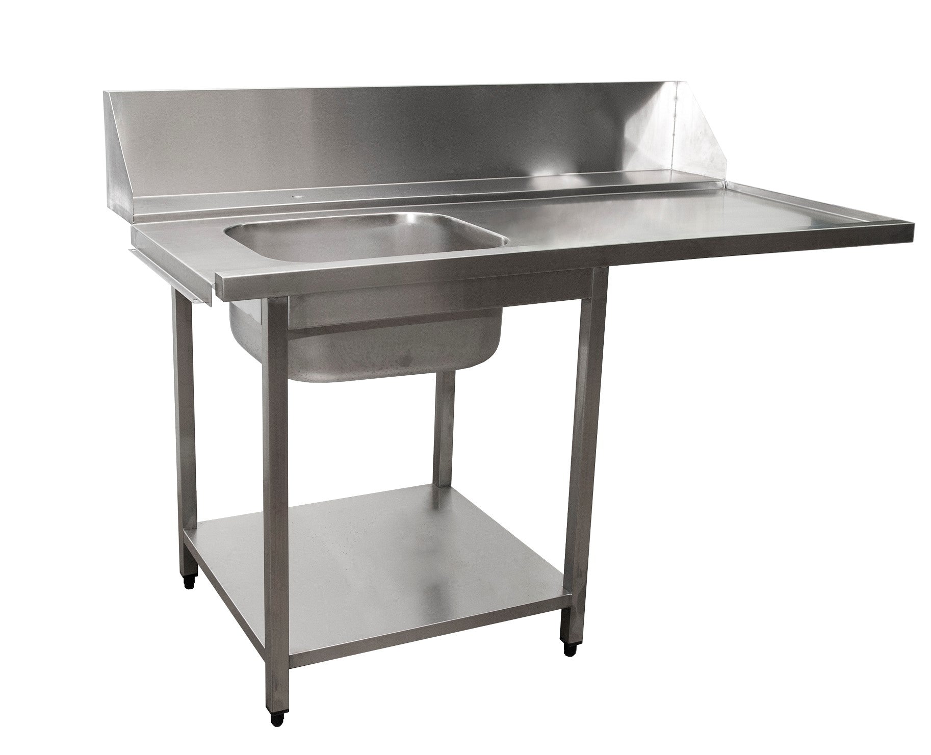 SARO Forrådsbord til opvaskemaskine venstre, 1 vask, 1600 mm