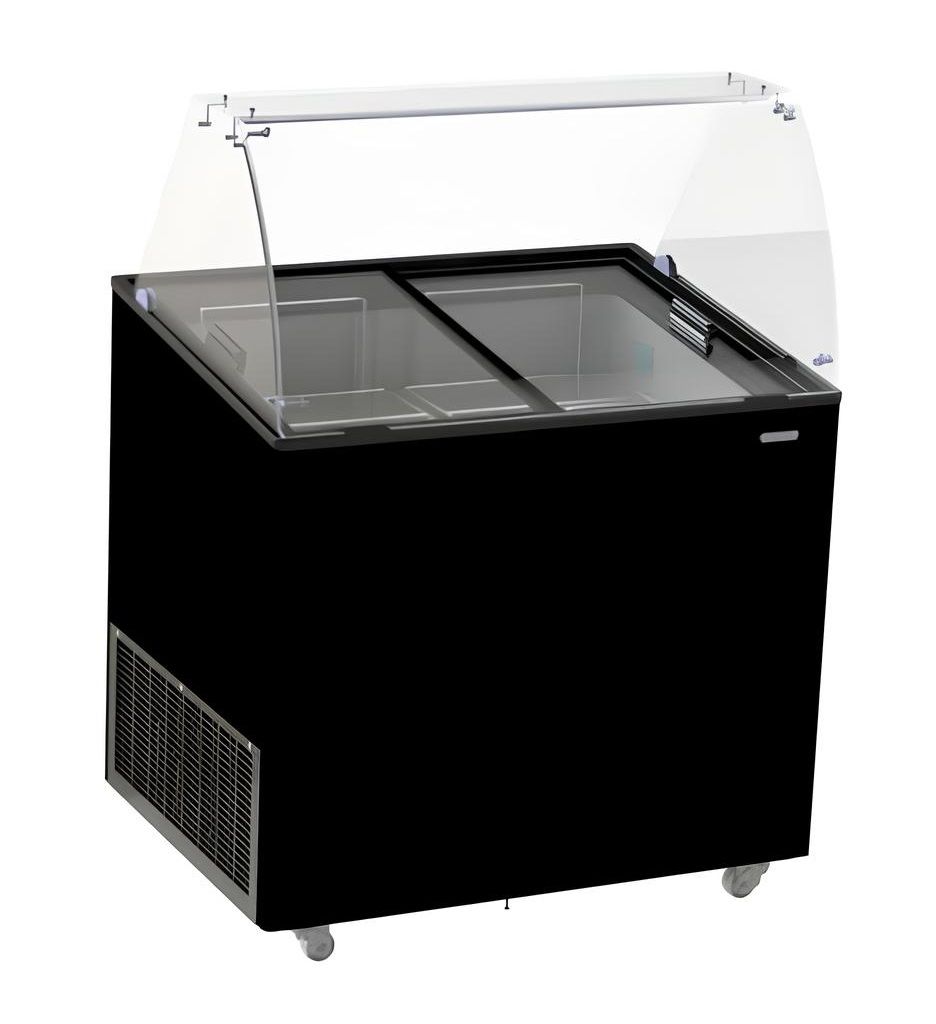 Isdisk - sort - 6 x 5 liter