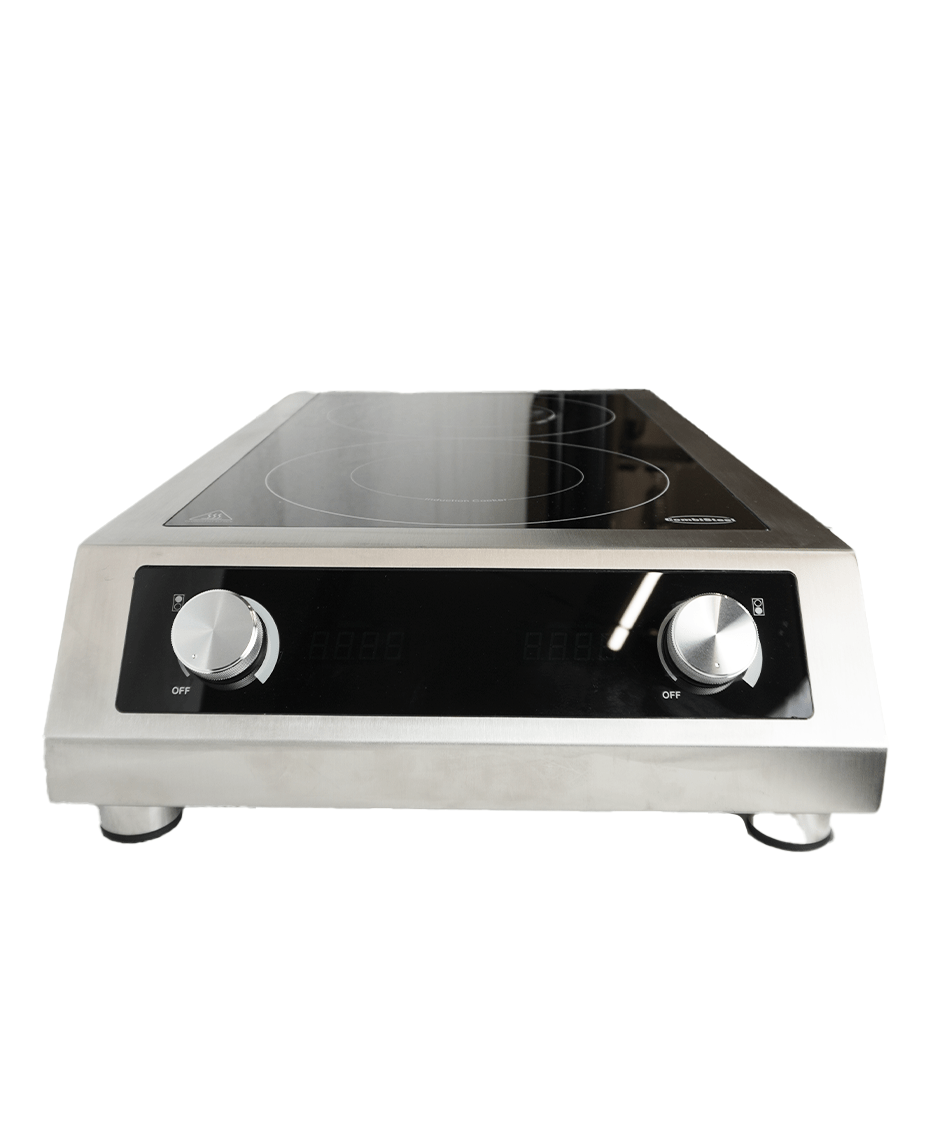 Combisteel Induktionskogeplade – 2 zoner (bordmodel)