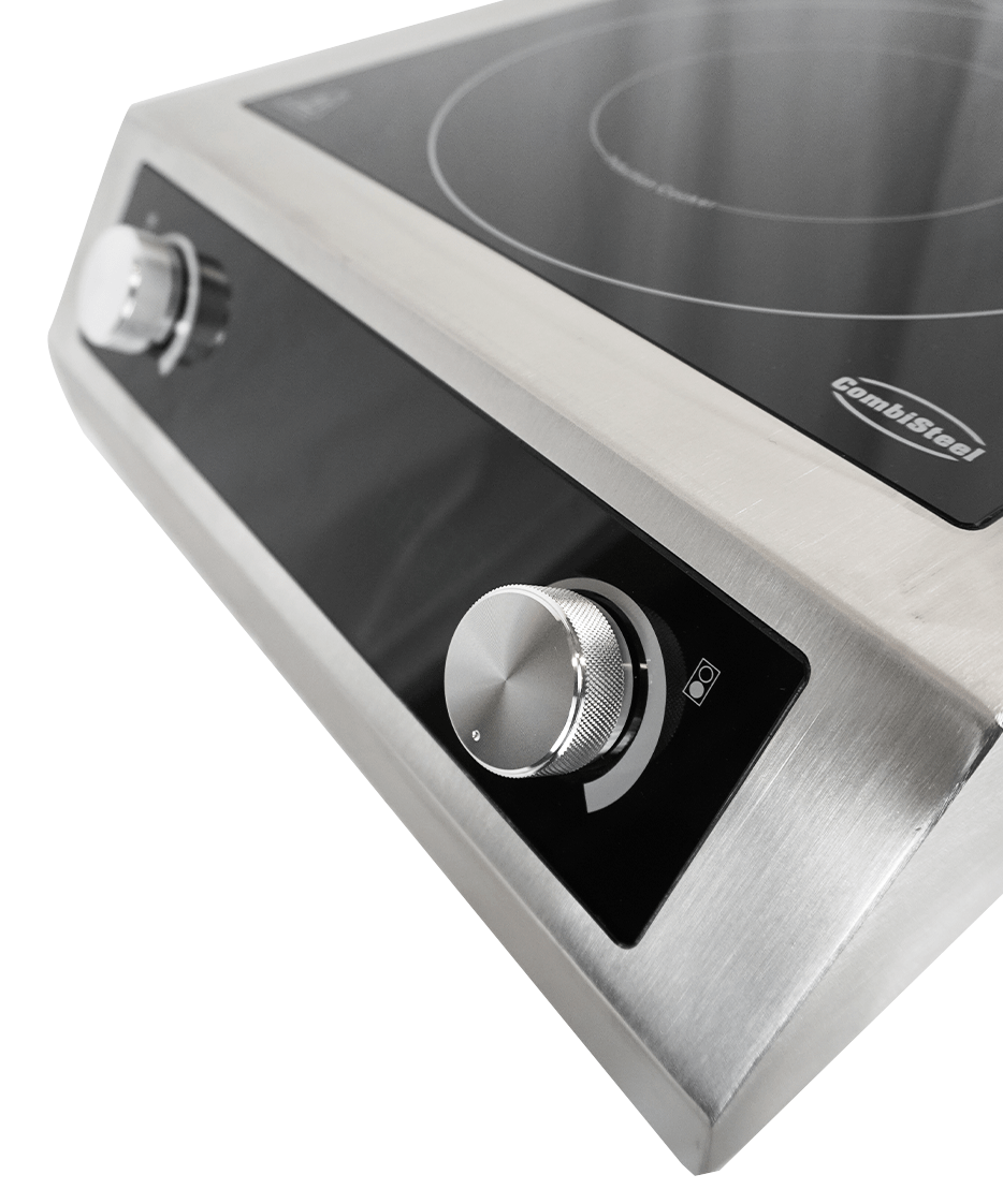 Combisteel Induktionskogeplade – 2 zoner (bordmodel)