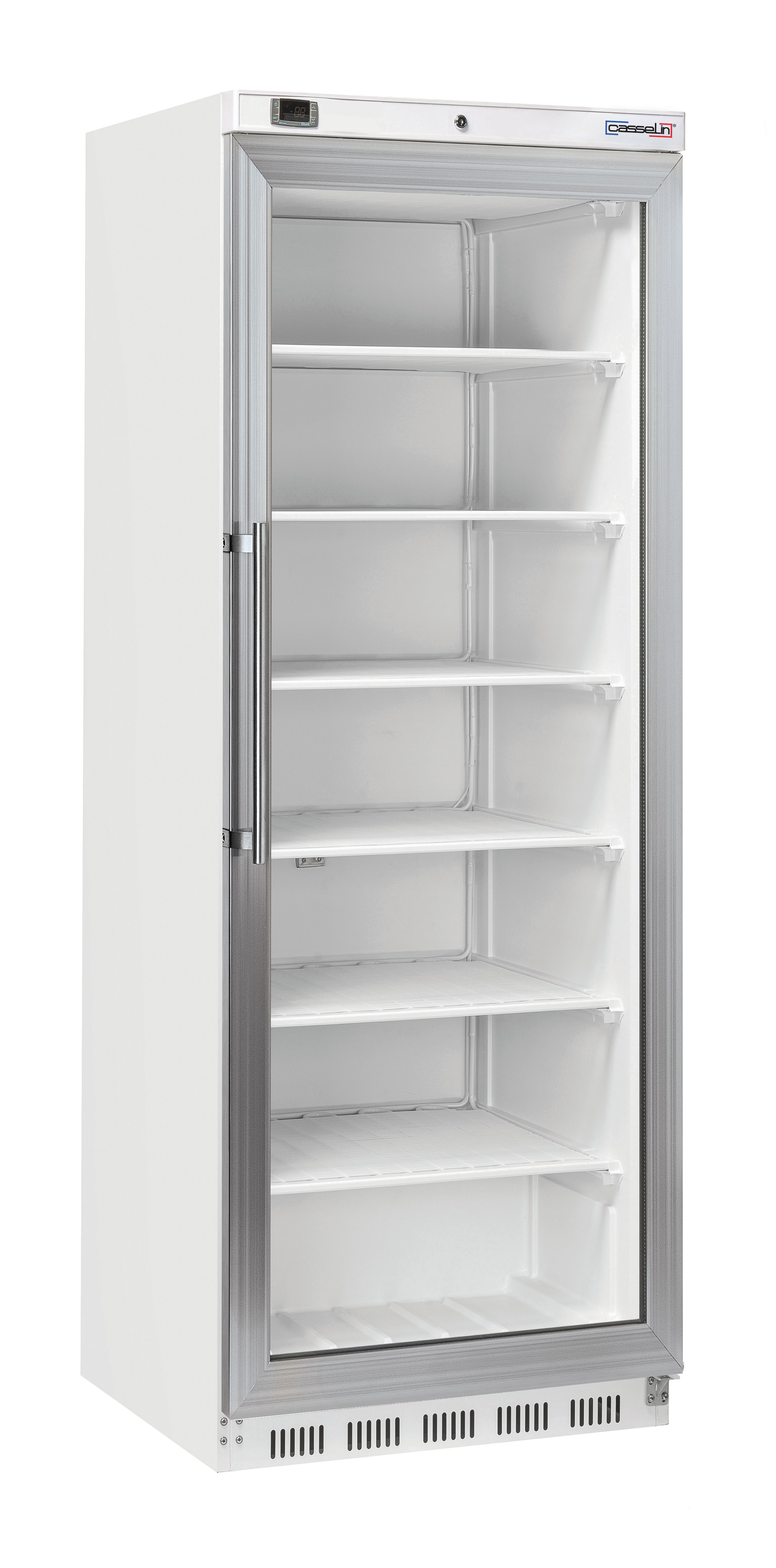 Fryser 400 L Hvid - glasdør