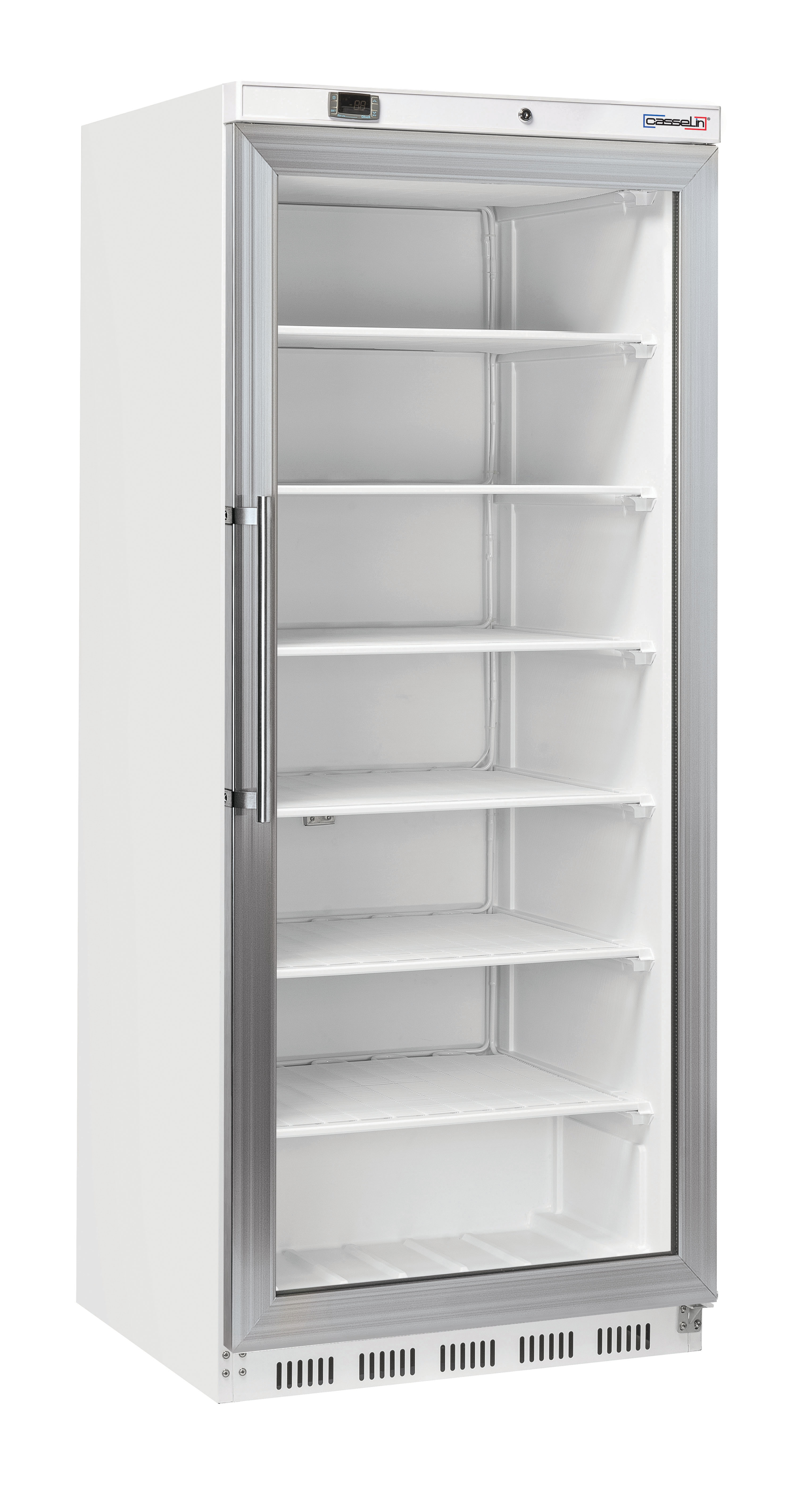 Fryser 600 L Hvid - glasdør