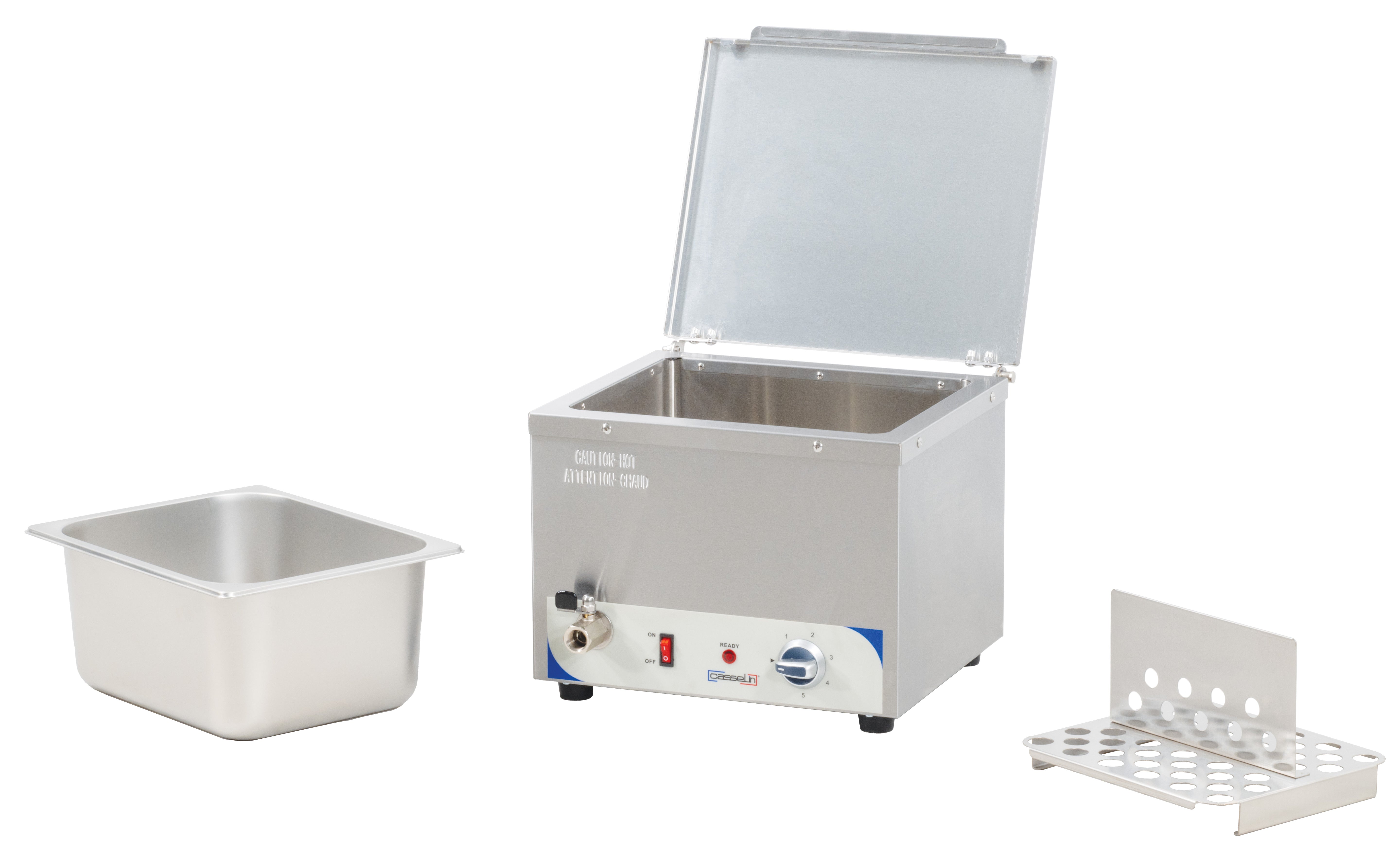 Bain-marie vandopvarmet pølsevarmer