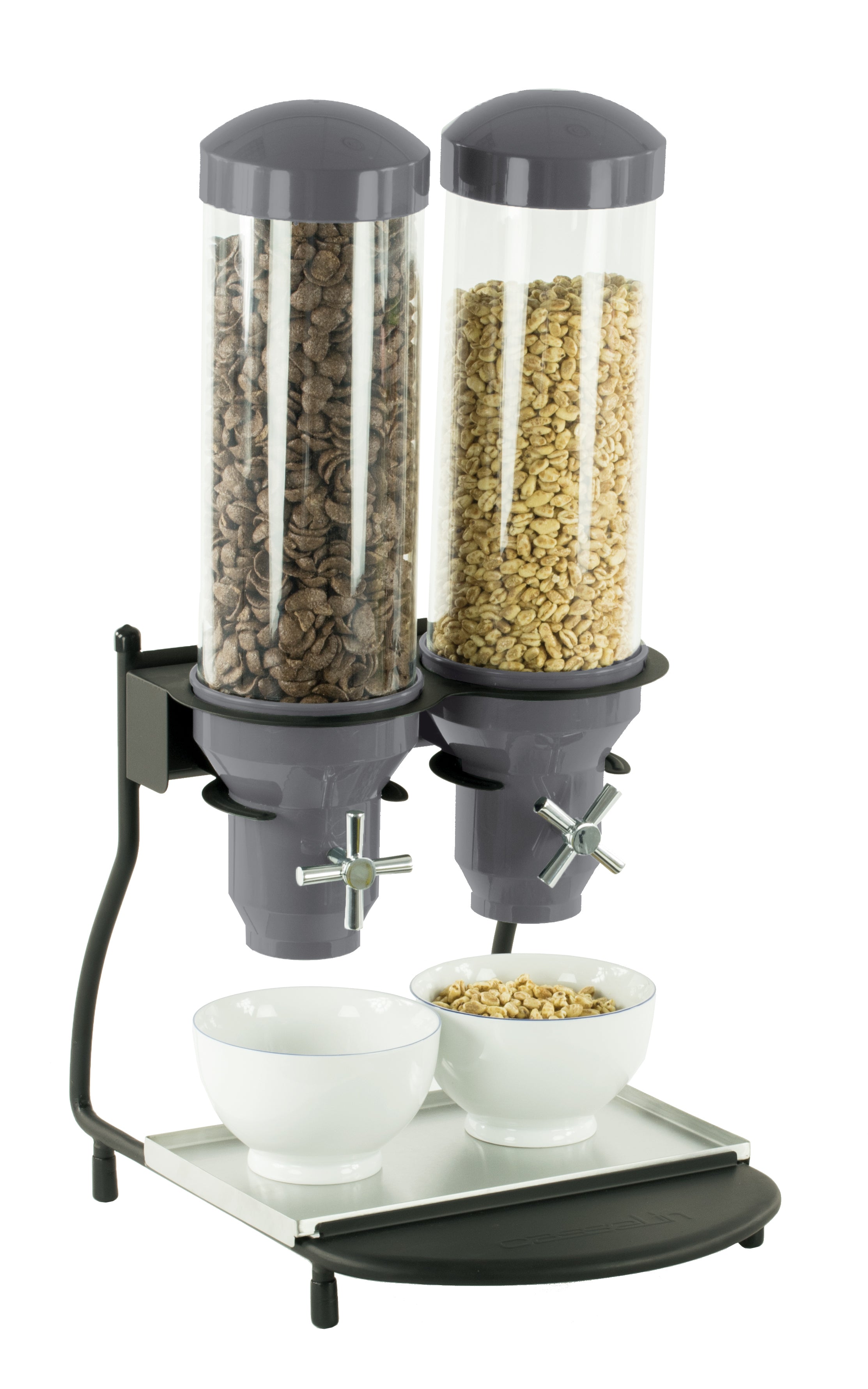Dobbeltbeholdere korndispenser