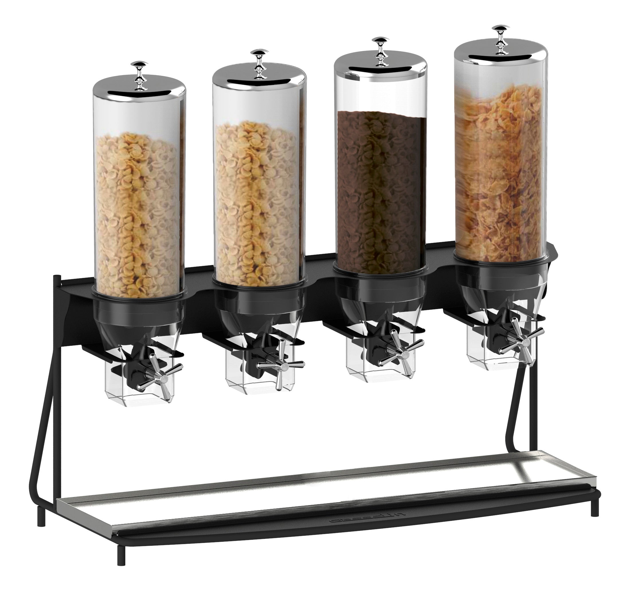 4-rørs korndispenser Stor
