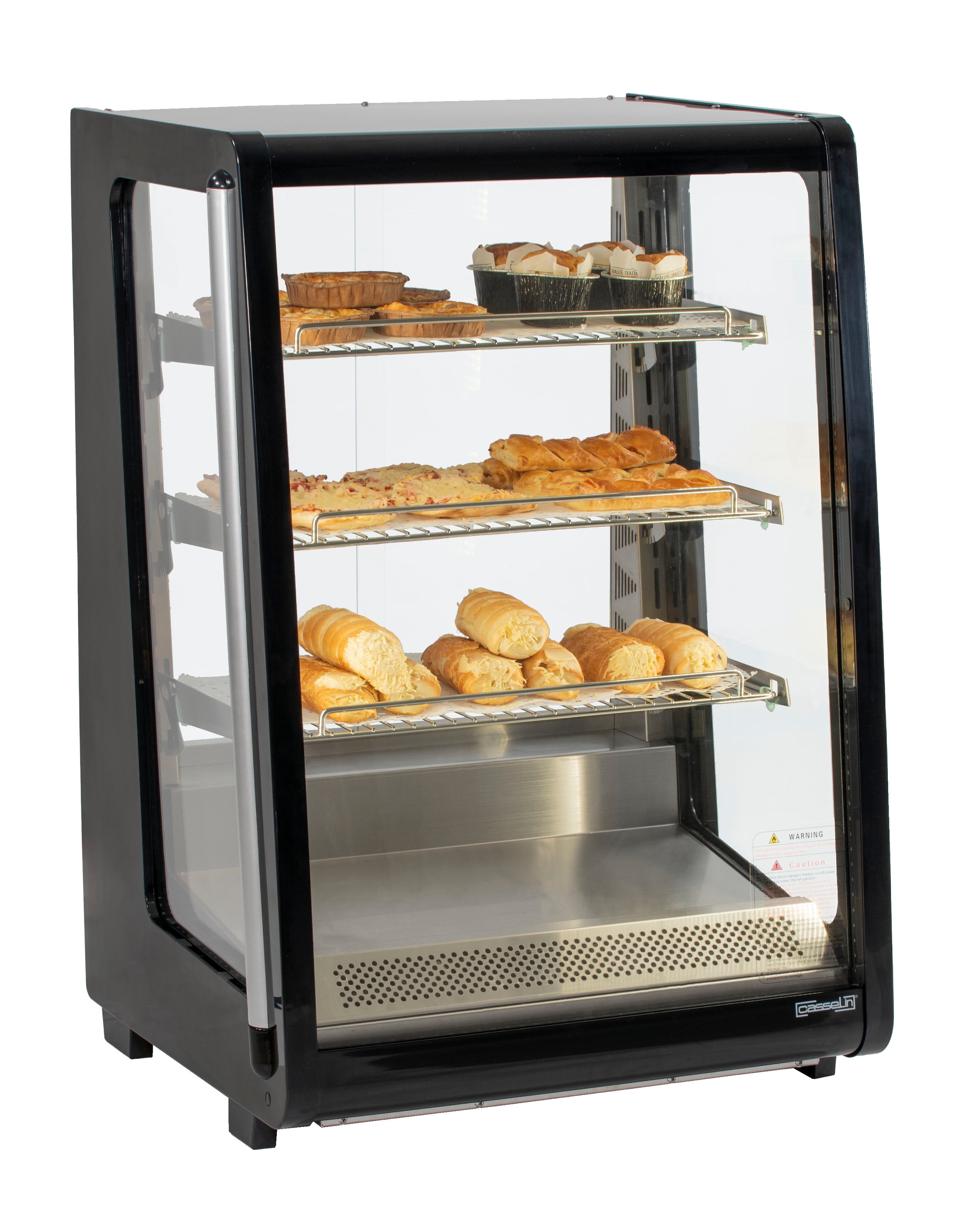 Opvarmet vitrine 178 L