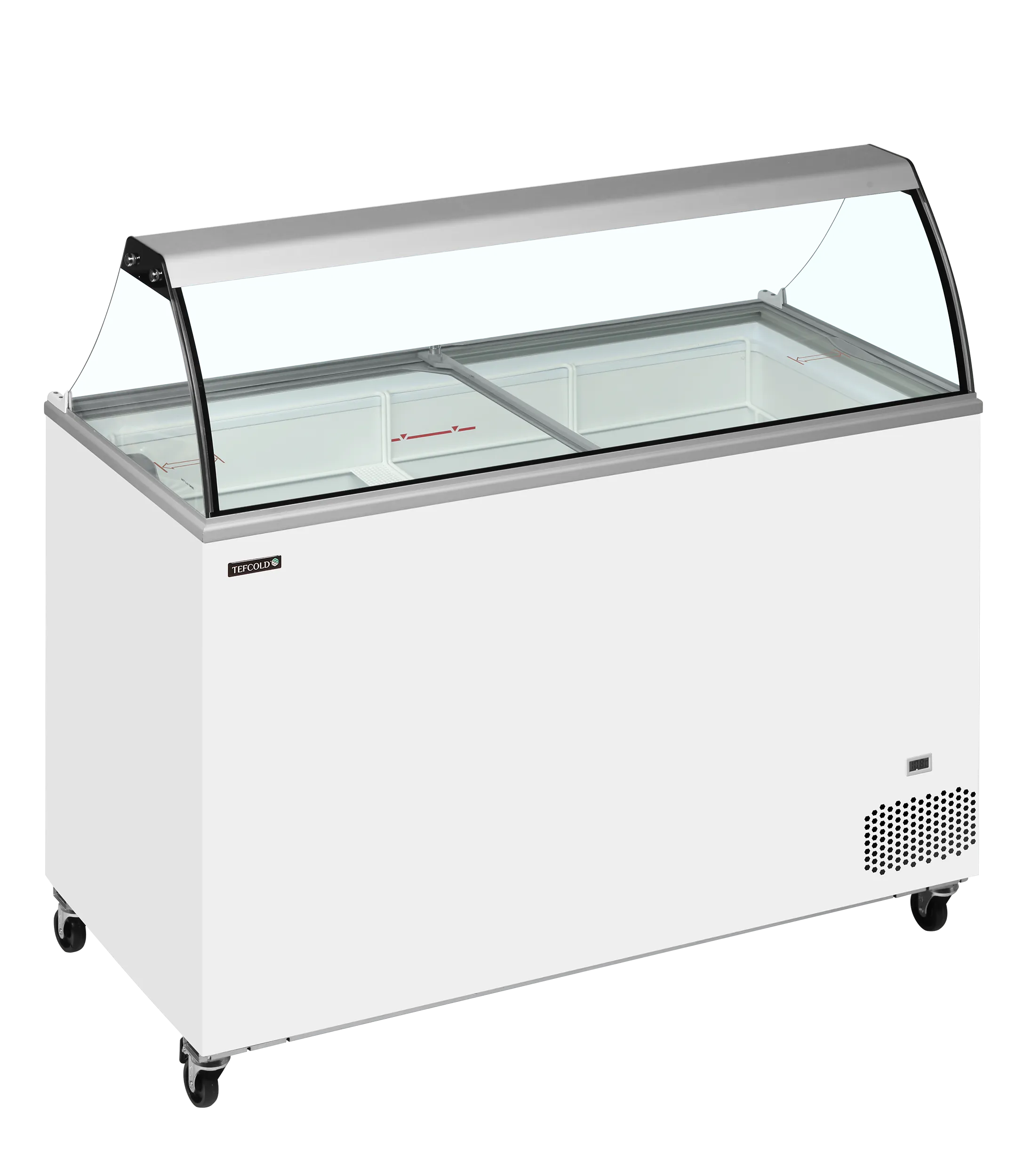 Isdisk / Scoop ice fryser - 401 liter - IC401SC+SO - 10 x 5 liter