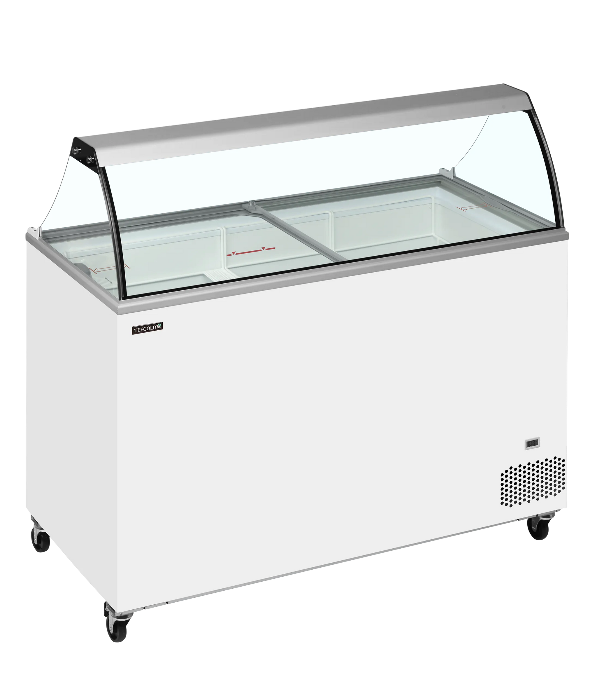 Isdisk / Scoop ice fryser - 401 liter - IC401SC+SO - 10 x 5 liter