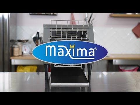 Brødrister / Conveyortoaster - 300 skiver/t - Justerbar hastighed - inkl. krummebakke