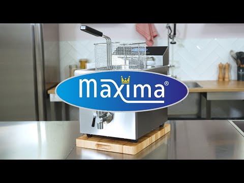 Friture - 2 x 8L - 2 kurve - med aftapningshane - Induktion