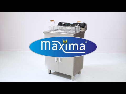 Friture - 30L - 1 kurv - med aftapningshane og stativ