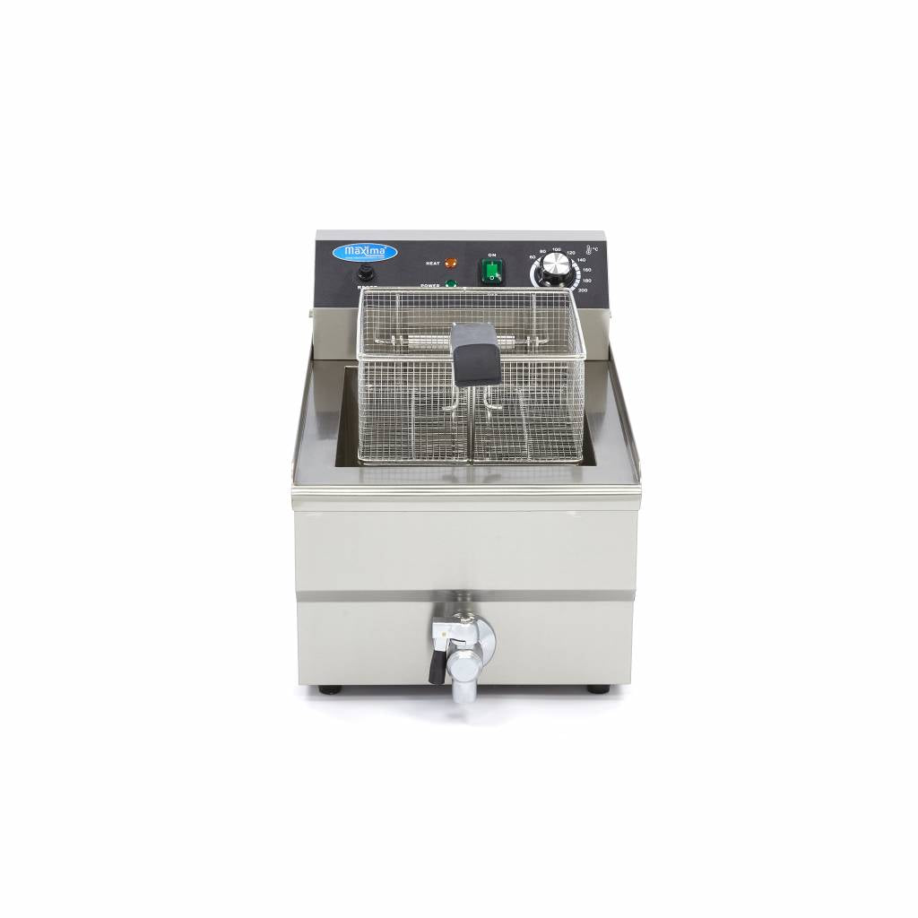 Friture - 16L - 1 kurv - med aftapningshane
