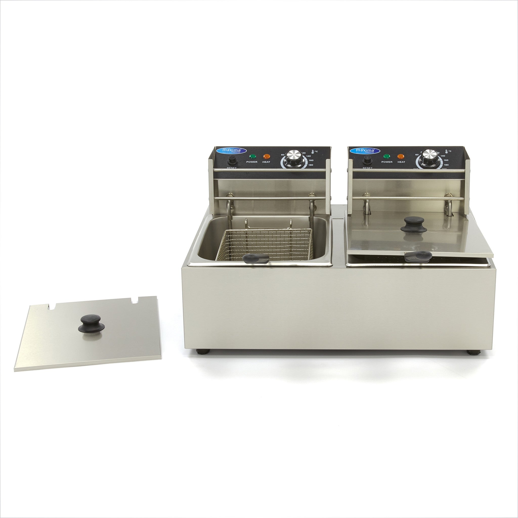 Friture - 2 x 6L - 2 kurve - op til 2,4 kg pommes frites