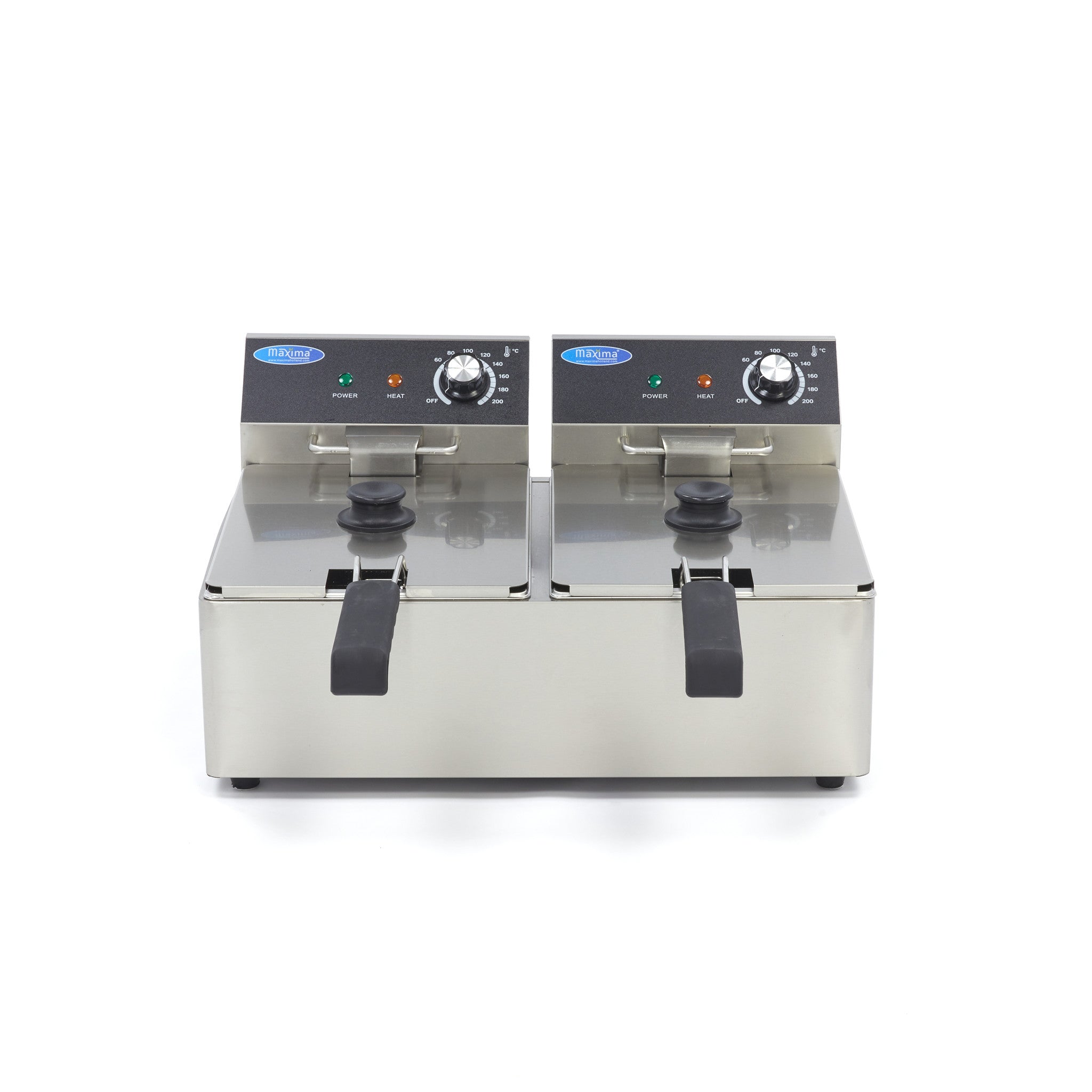 Friture - 2 x 6L - 2 kurve - op til 1,8 kg pommes frites