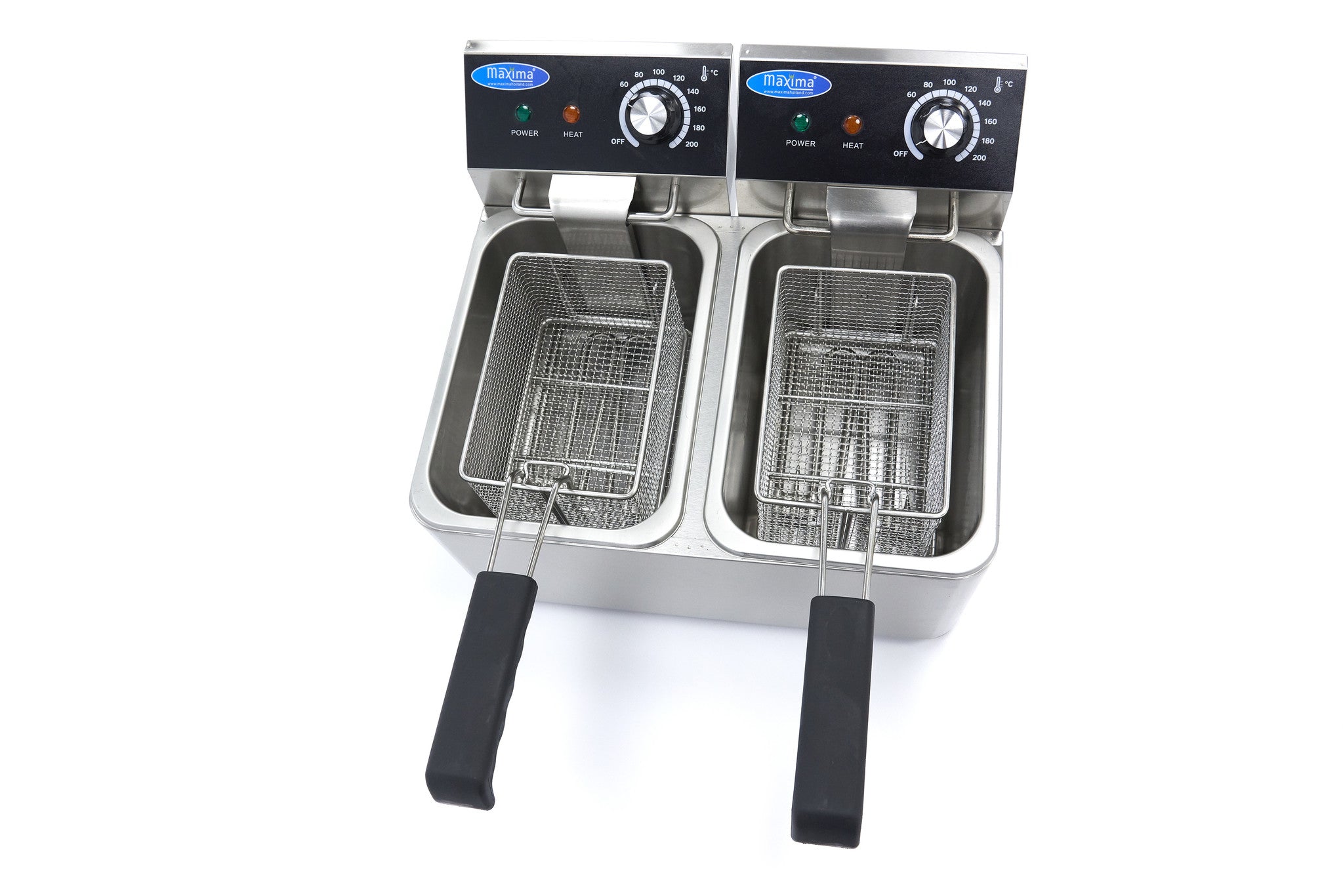 Friture - 2 x 4L - 2 kurve - op til 1,5 kg pommes frites