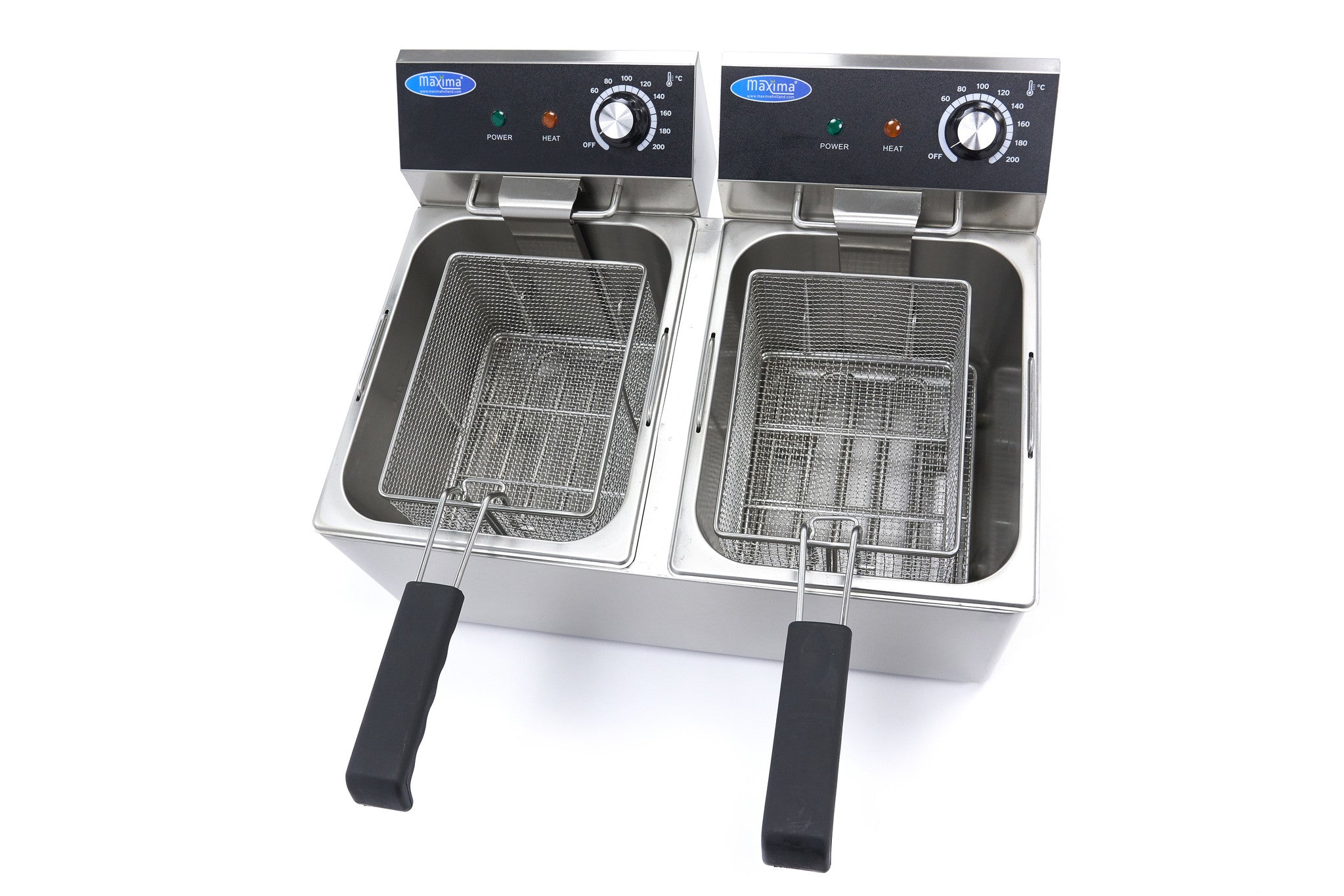 Friture - 2 x 8L - 2 kurve - op til 2,8 kg pommes frites