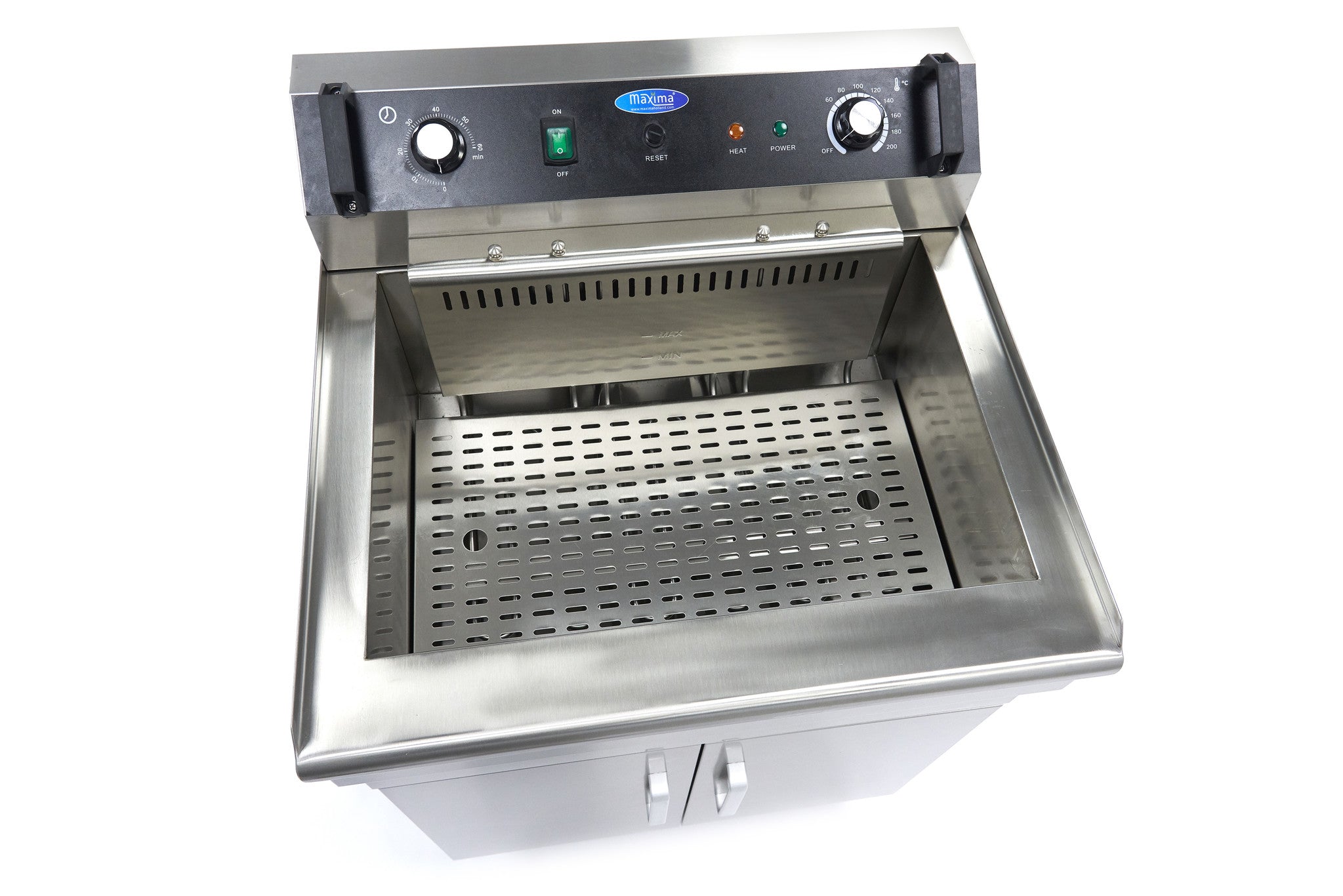 Friture - 35L - 1 kurv - med aftapningshane - 400V