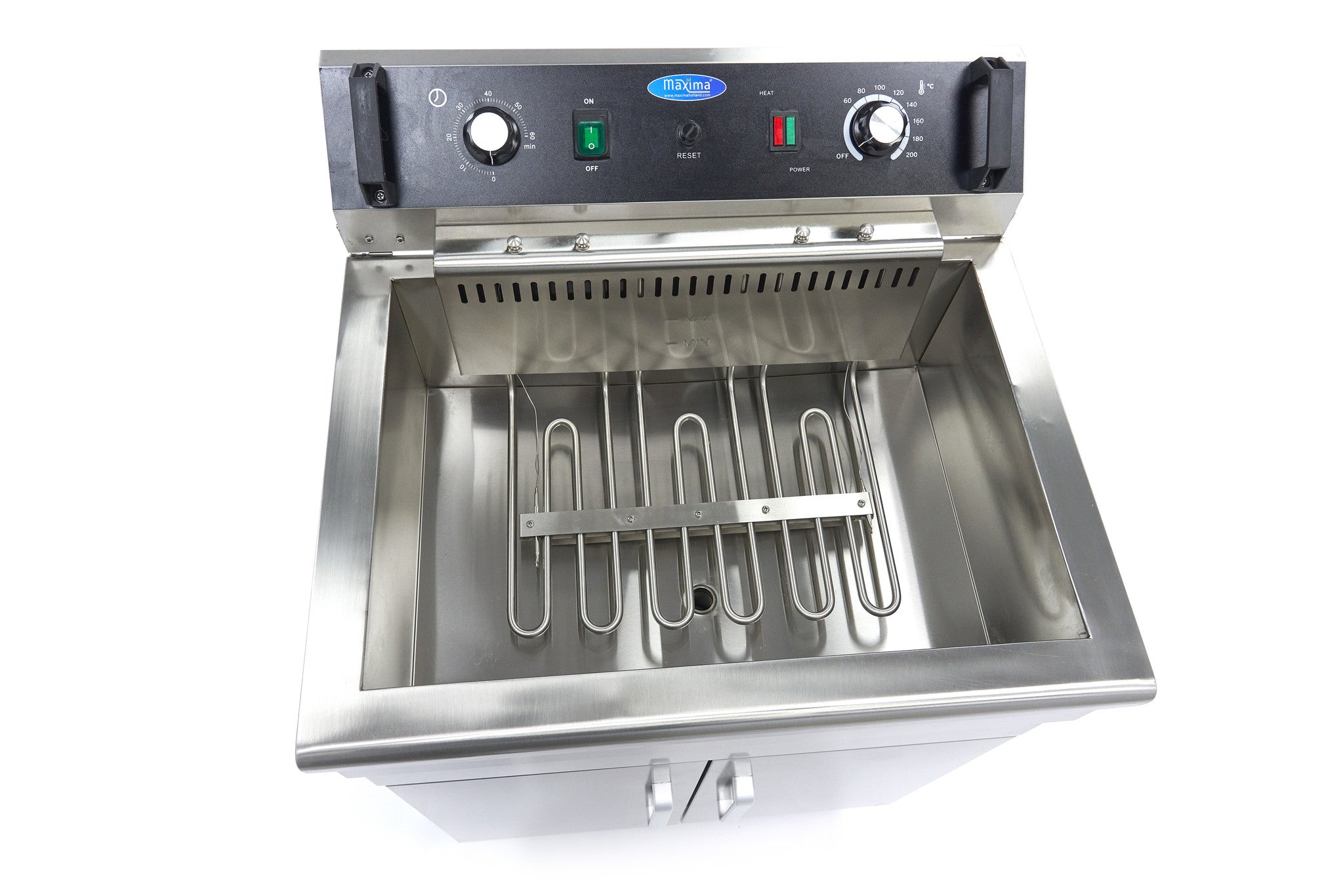 Friture - 30L - 1 kurv - med aftapningshane og stativ
