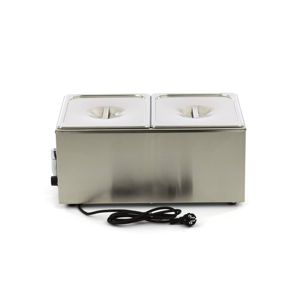 Bain Marie - med hane - inkl 2 x 1/2 GN Sæt - El
