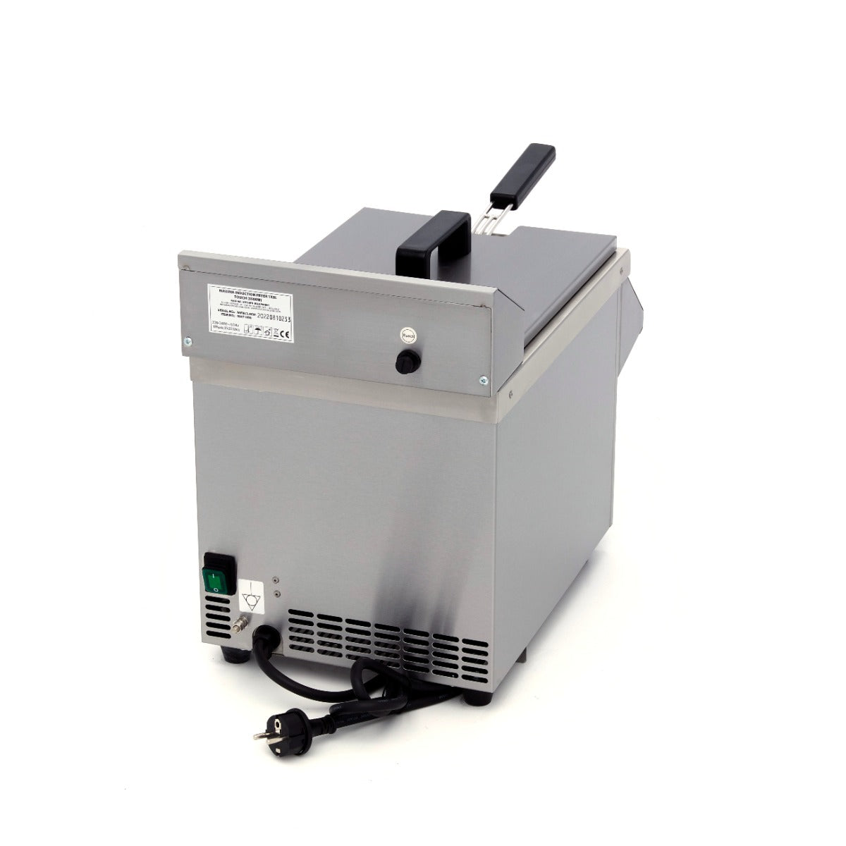 Friture - 8L - 1 kurv - Induktion - med aftapningshane