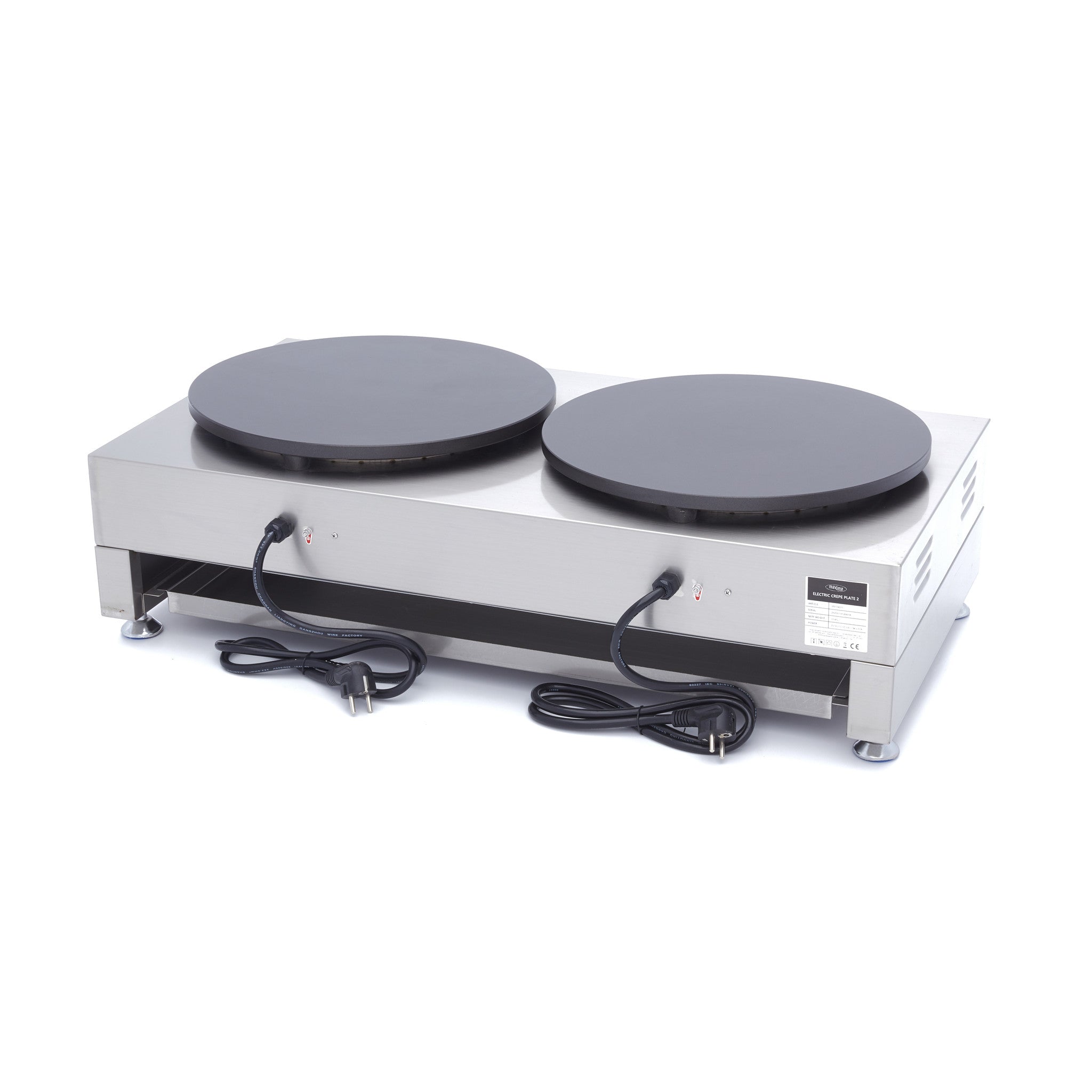 Crepes Maker - Dobbelt crepes - 2 x 40cm - inkl dejspreder
