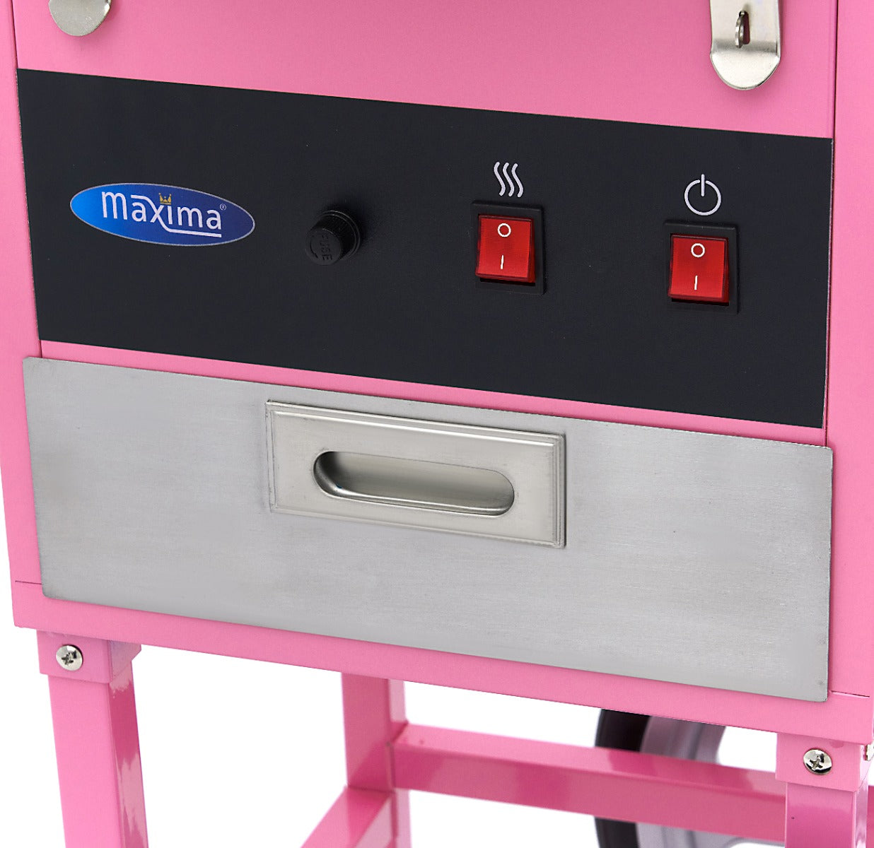 Candy Floss Machine – Ø 52cm – Pink – med vogn