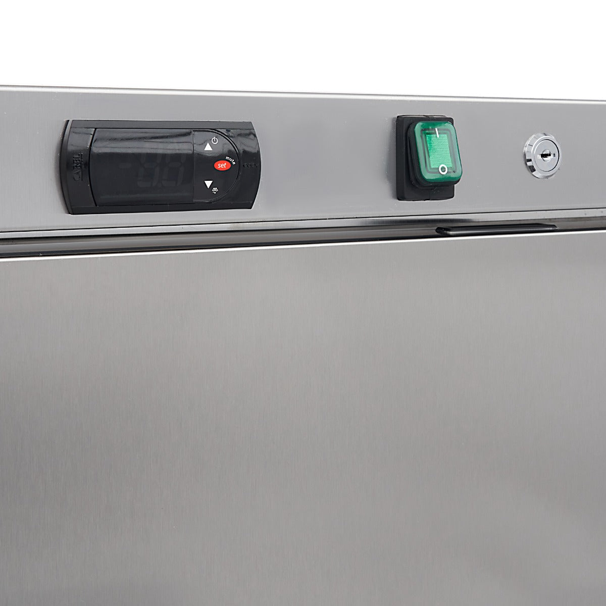 Fryser - 400L - 6 faste hylder - Rustfrit stål