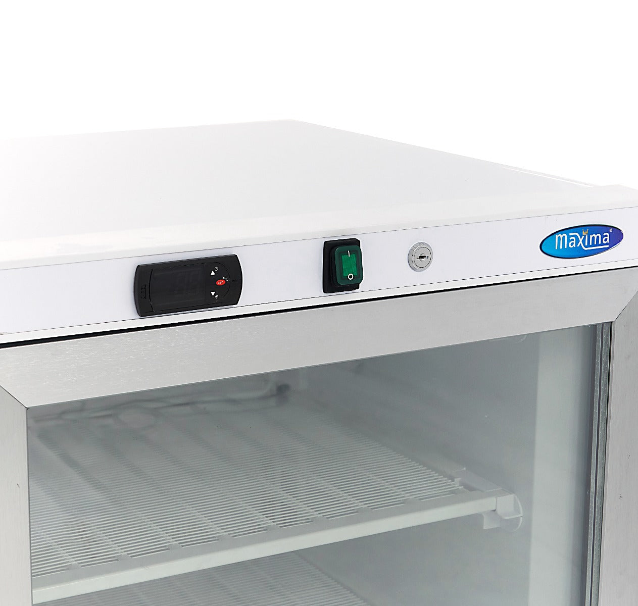 Fryser - 200L - Hvid - med glaslåge