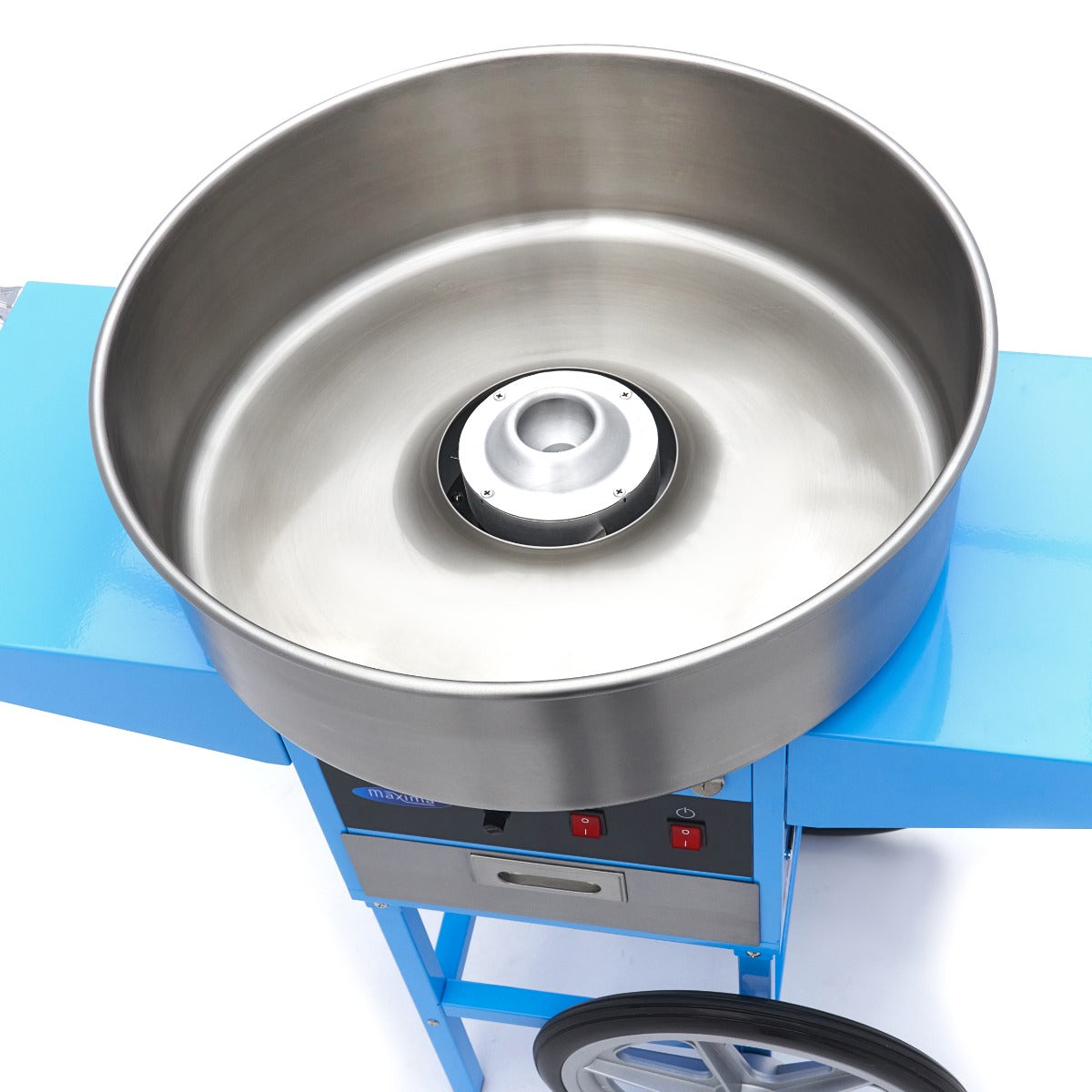 Candy Floss Machine – Ø 52cm – Blå – med vogn