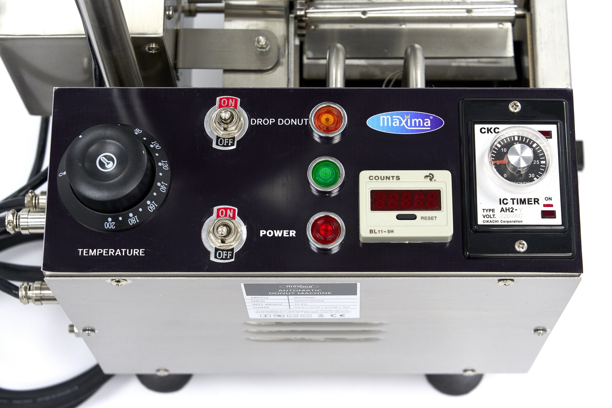Donut Maker - 500 donuts/t - Automatisk - friture med drejesystem