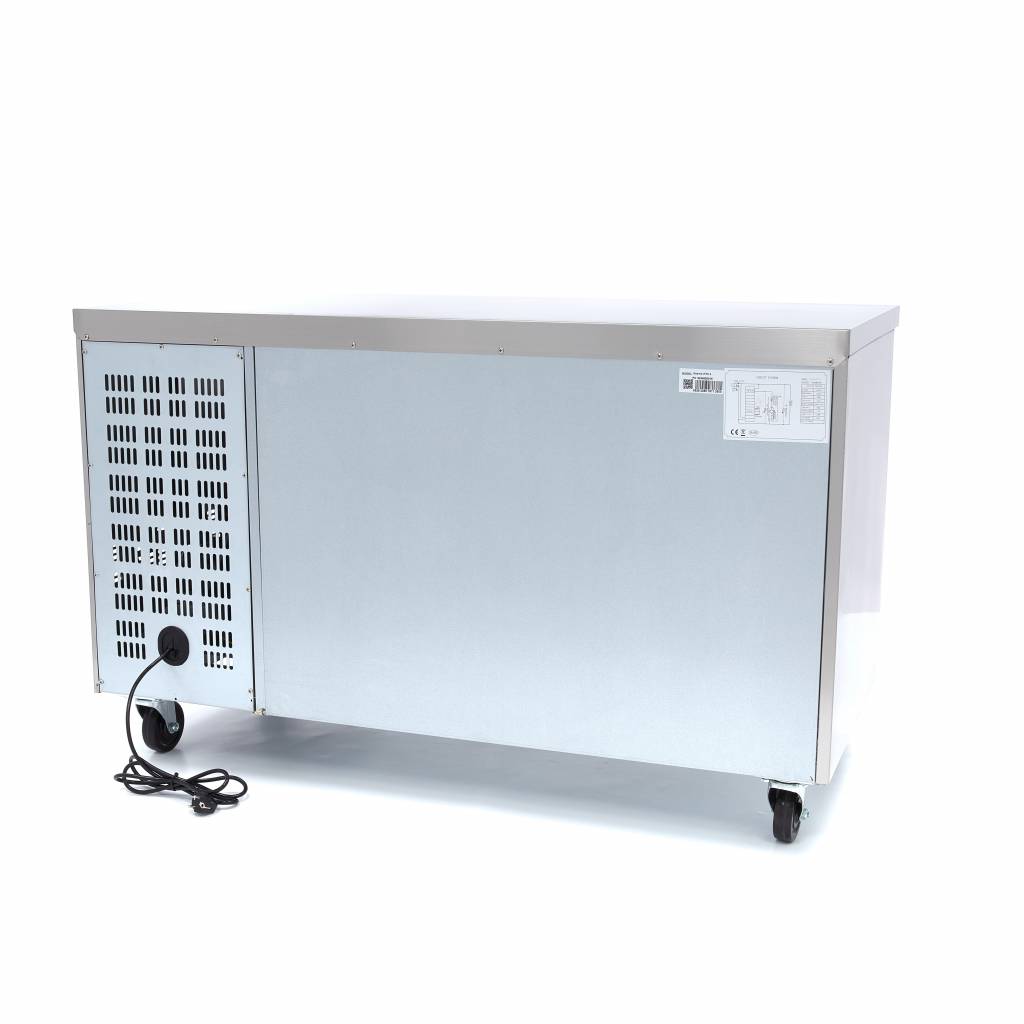 Frysebord - 314L - 136cm - 2 Dør