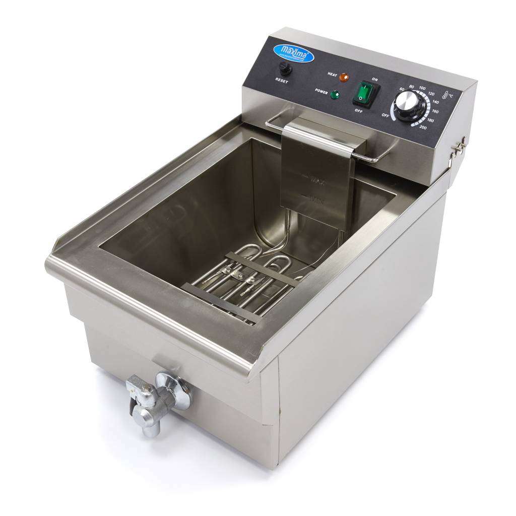 Friture - 16L - 1 kurv - med aftapningshane