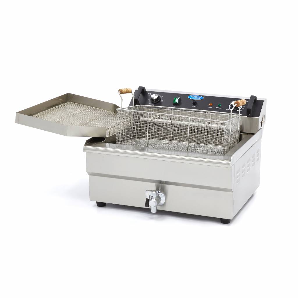 Friture - 30L - 1 kurv - med aftapningshane
