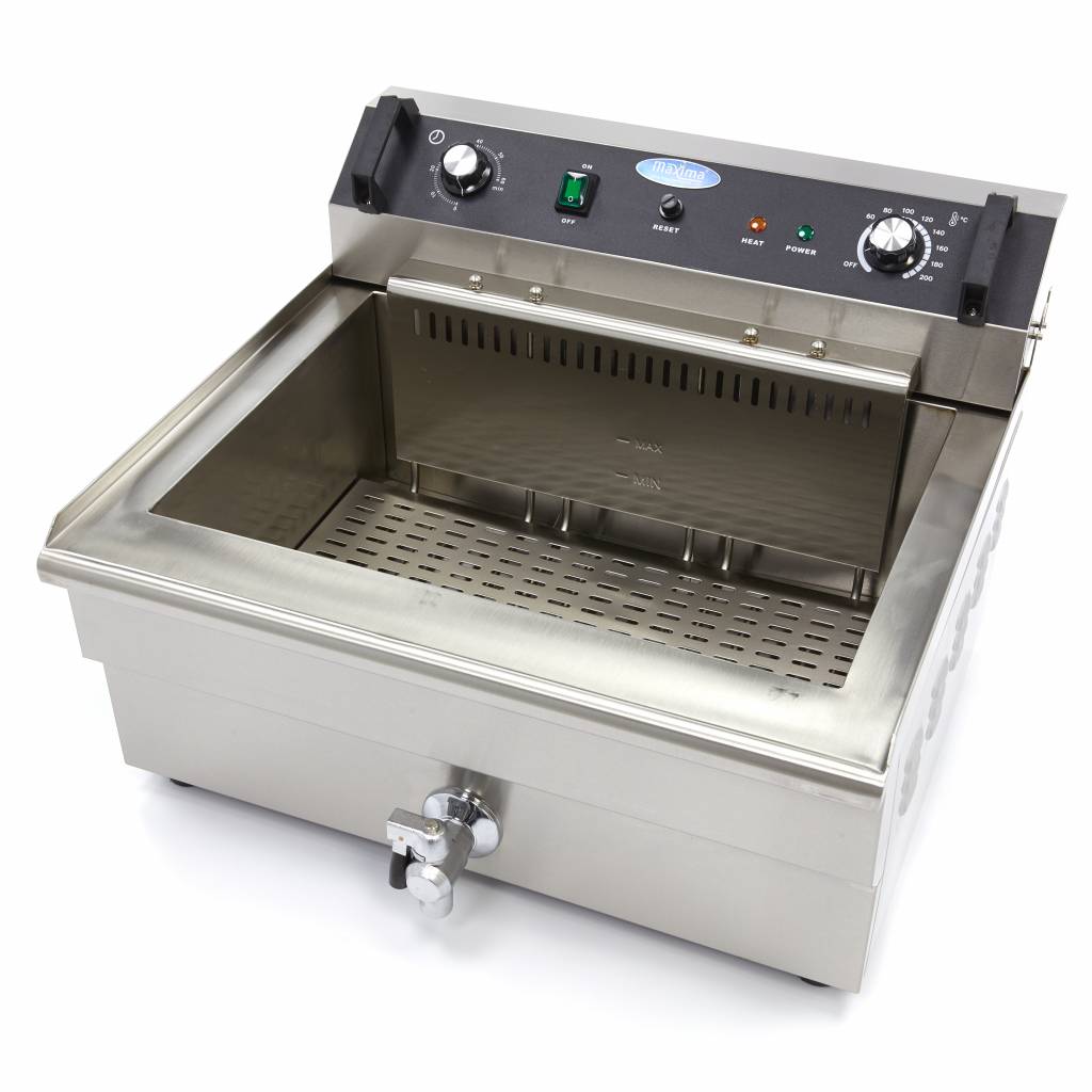 Friture - 30L - 1 kurv - med aftapningshane