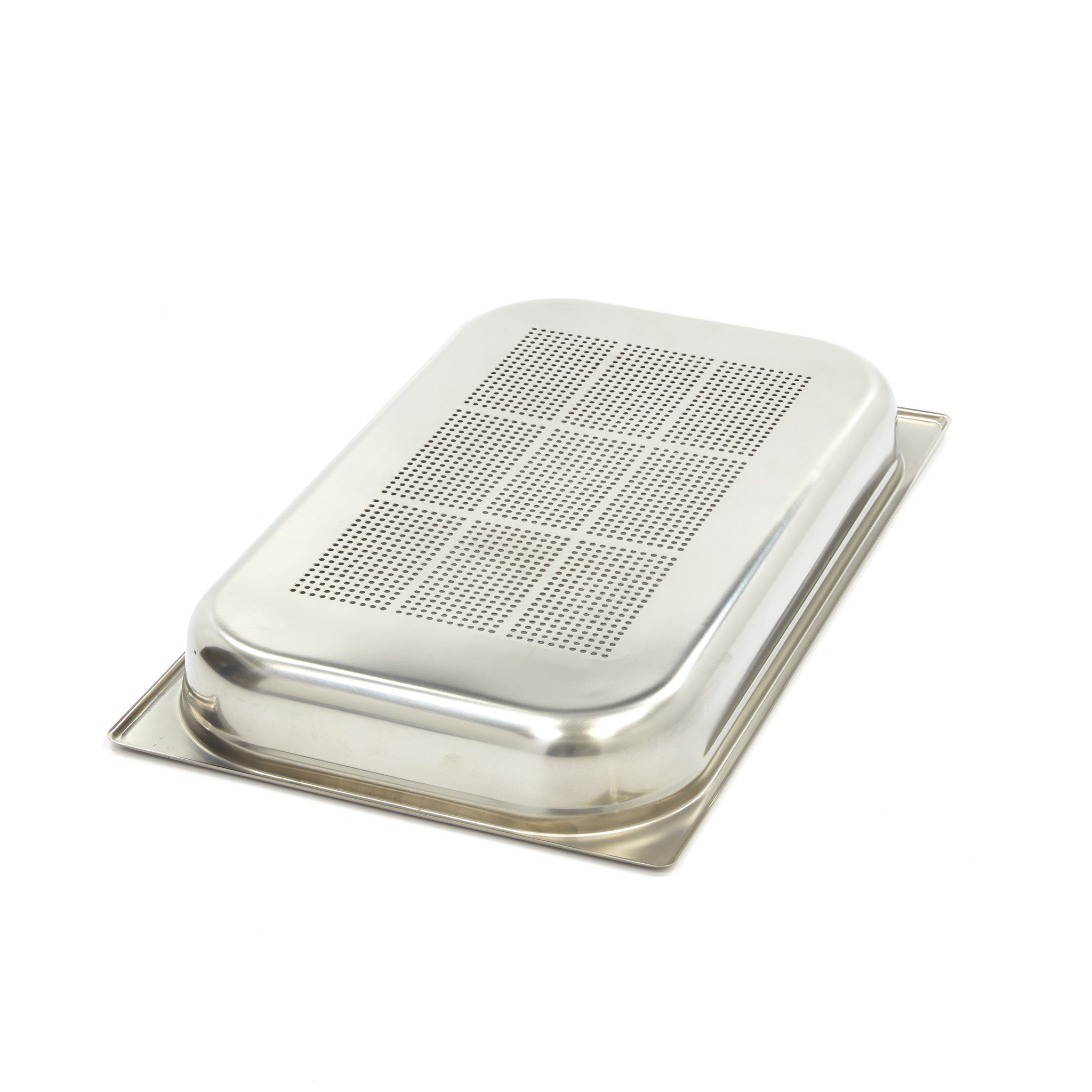 Gastronorm beholder - 3 stk - 1/1 GN - 6,5 cm dyb - Rustfrit stål - Perforeret