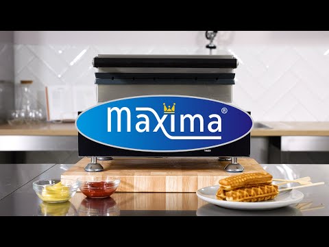 Vaffelmaskine - 6 pinde - majshunde - 2 mønstre
