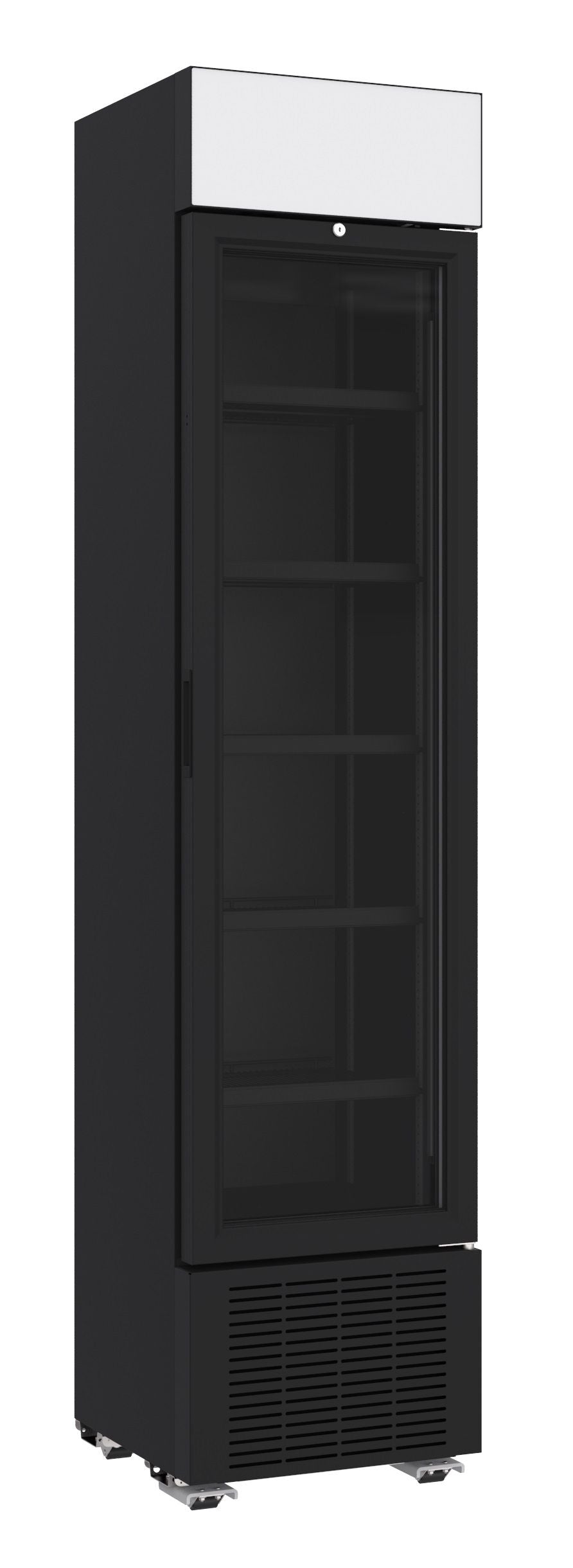 Displaykøleskab - 232 liter - Sort